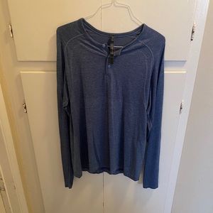 Lululemon long sleeve XL blue athletic shirt